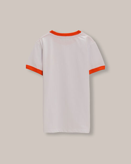 Playera Ringer Blanca